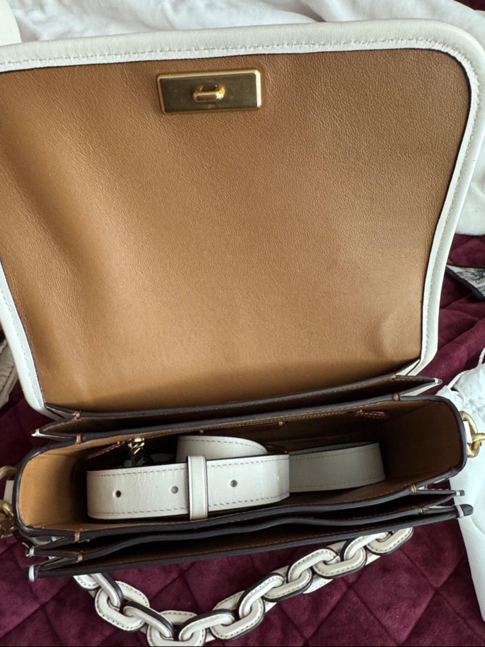 Ivory Coach Rogue Top Handle - Picture 8 of 11